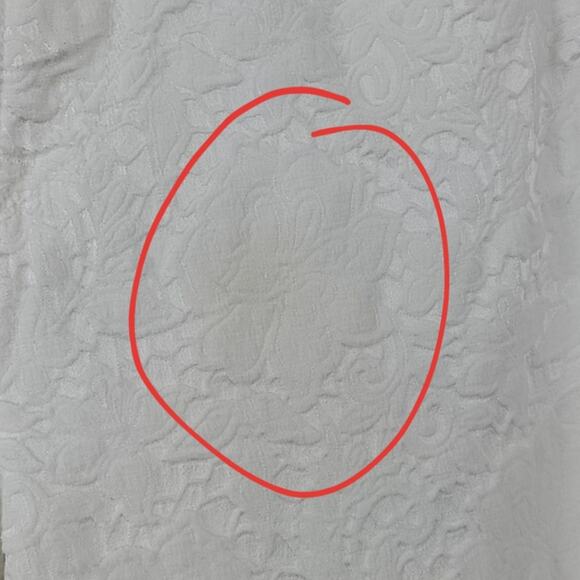 JEN7 by 7 For All Mankind White Lace Ankle Skinny Jeans Size 4 FLAWED - Picture 9 of 14